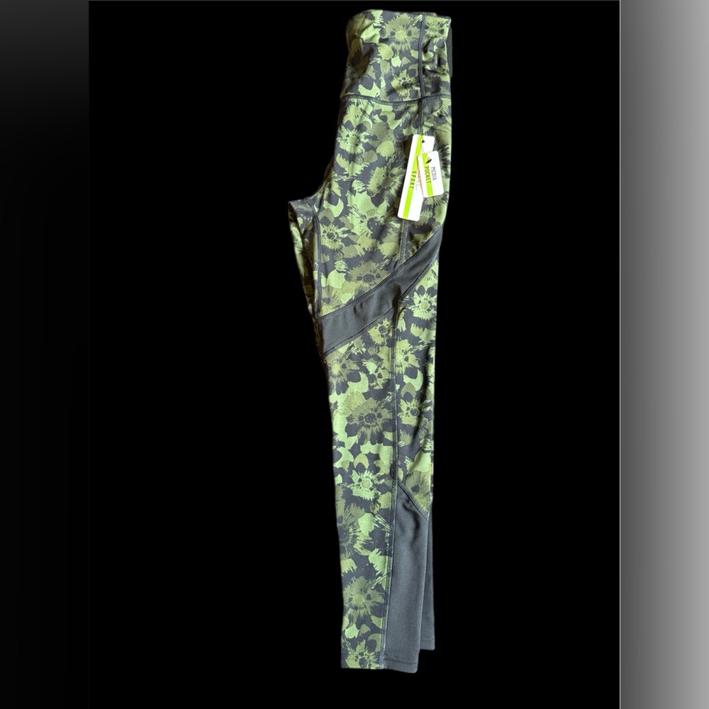 Nicole Miller Camouflage Leggings with Black Accents